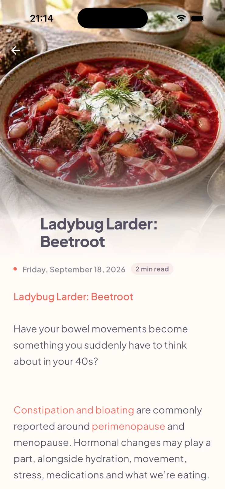Ladybug 1.2.0 app: This Week: a recent Ladybug journal article.